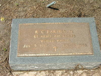 Barnes, R. C. Jr. (Military marker)