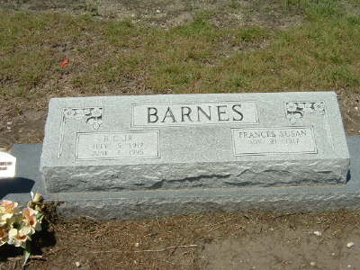 Barnes, R. C. Jr. & Frances Susan