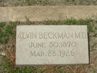 Beckman, Alvin M. D.