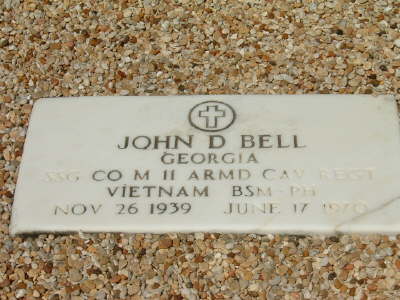Bell, John D, (military marker)