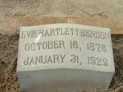 Benson, Evie Bartlett