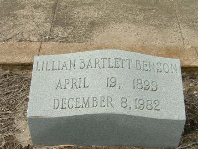 Benson, Lillian Bartlett