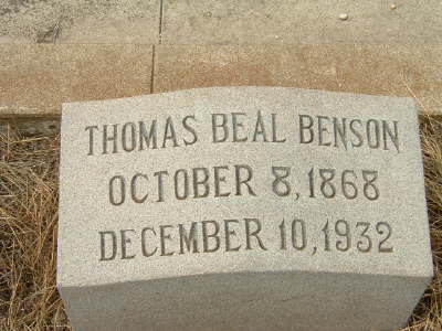 Benson, Thomas Beal