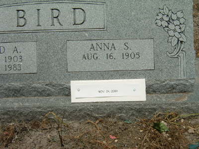 Bird, Anna S.