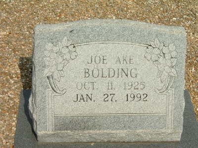 Bolding, Joe Ake