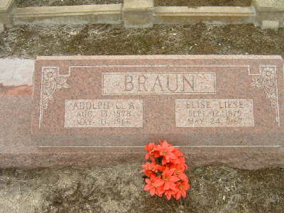 Braun, Adolph C. A. & Elise Liese