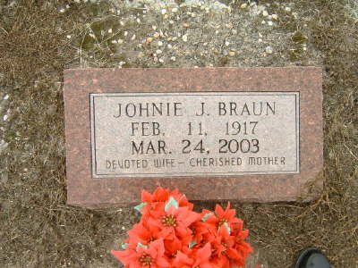 Braun, Johnie J.