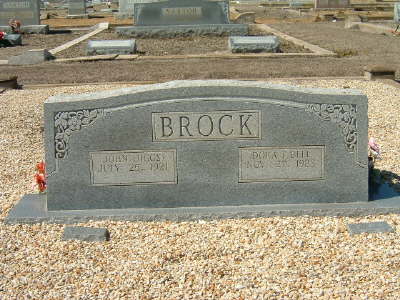 Brock, John Jiggs & Dora F. Bell