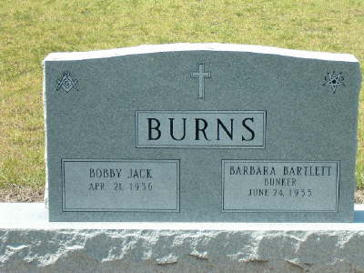 Burns, Bobby Jack & Barbara Bartlett