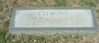 Clemons, Henry M. & Ruby I.