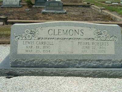 Clemons, Lewis Carroll & Pearl Roberts