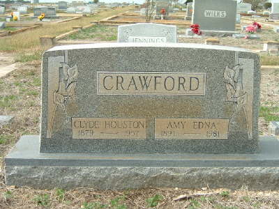 Crawford, Clyde Houston & Amy Edna