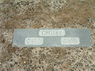 Crosby, Rev. R. A. & Mrs. R. A.