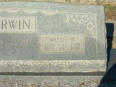 Erwin, Mattie B.