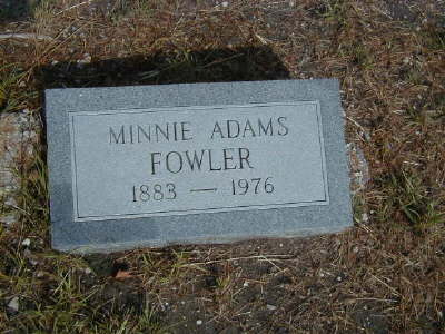 Fowler, Minnie Adams