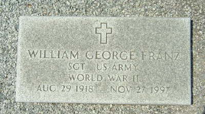 Franz, William George (military marker)