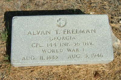 Freeman, Alvan T (military marker)