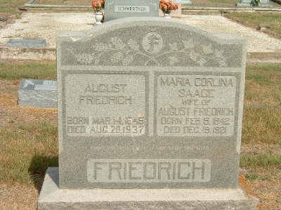 Friedrich, August & Maria Corlina Saage