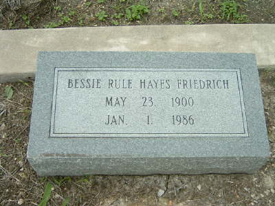 Friedrich, Bessie Ruel Hayes