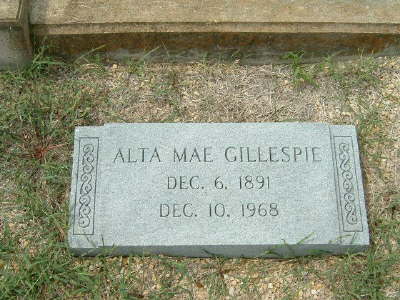 Gillespie, Alta Mae