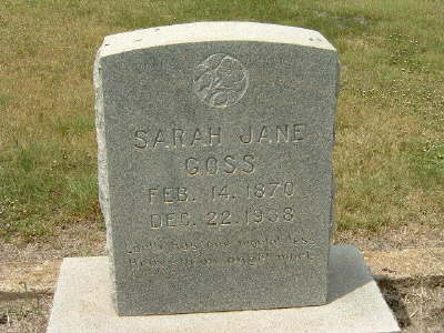 Goss, Sarah Jane