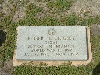 Grigsby, Robert L. (military marker)