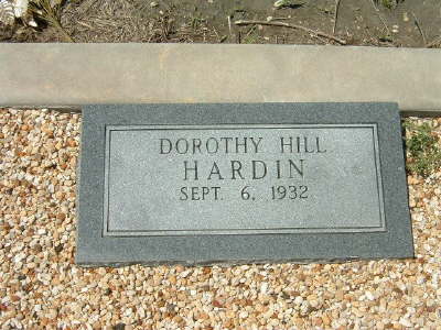 Hardin, Dorothy Hill