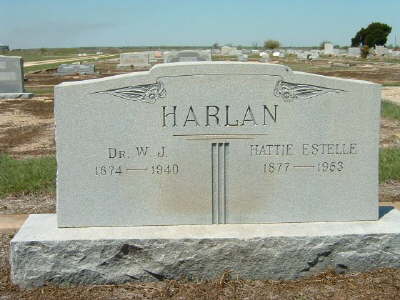 Harlan, Dr. W. J. & Hattie Estelle