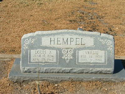 Hempel, Louis A. & Verlie