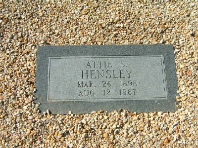 Hensley, Attie S.