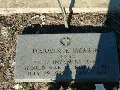 Herrin, Darwin E (military marker)