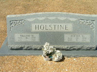 Holstine, William M. & Bertha K.