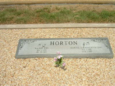 Horton, Walter Hill & Elouise Lorraine