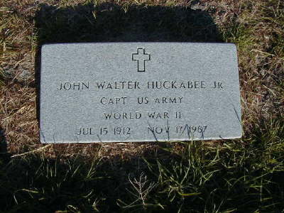 Huckabee, John Walter Jr. (military marker)
