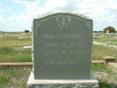 Hunt, Mrs. J. D.