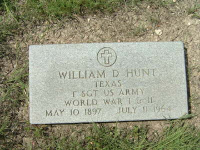 Hunt, William D. (military marker)