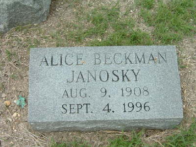 Janosky, Alice Beckman