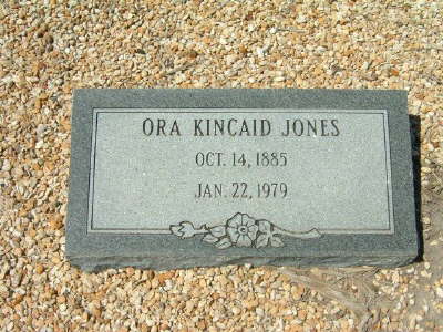 Jones, Ora Kincaid