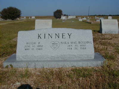 Kinney, Hugh F. & Nola Mae Boldin