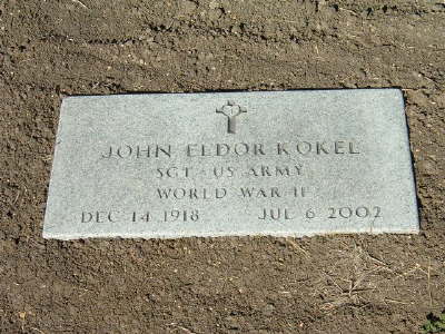 Kokel, John Eldor (military marker)