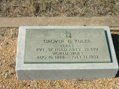 Kuler, Grover C. (military marker)