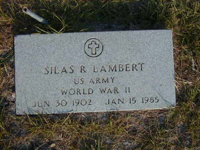 Lambert, Silas R. (military marker)