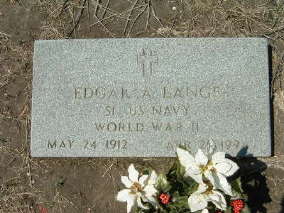 Lange, Edgar A. (military marker)