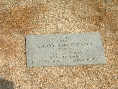 Lindemann, LeRoy (military marker)