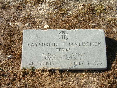 Malechek, Raymond T. (military marker)