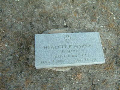Martin, Hewlett B. (military marker)