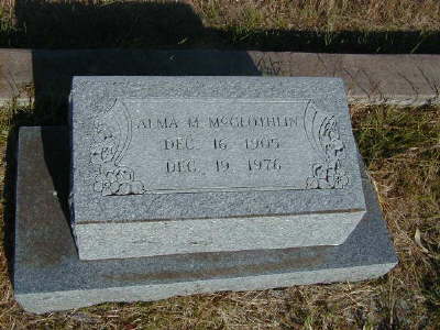 McGlothlin, Alma Melissa