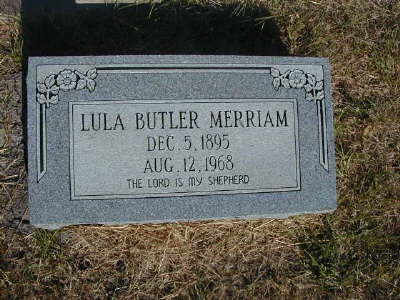 Merriam, Lula Butler