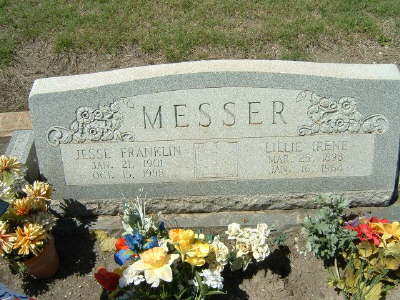 Messer, Jesse F & Lillie Irene