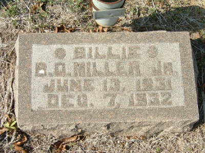Miller, B. O. Jr. Billie